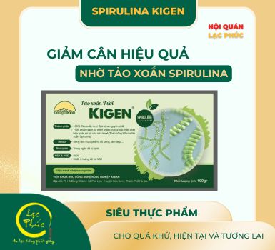 Giảm cân hiệu quả nhờ tảo xoắn Spirulina