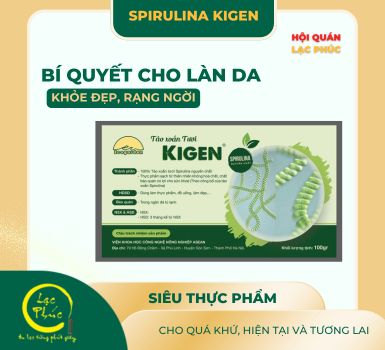 Tảo Xoắn Spirulina Kigen: Bí Quyết Cho Làn Da Khỏe Đẹp, Rạng Ngời